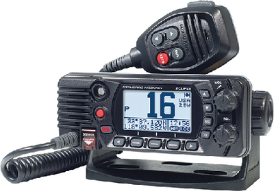 VHF 25W GPS BLACK FIXED MOUNT